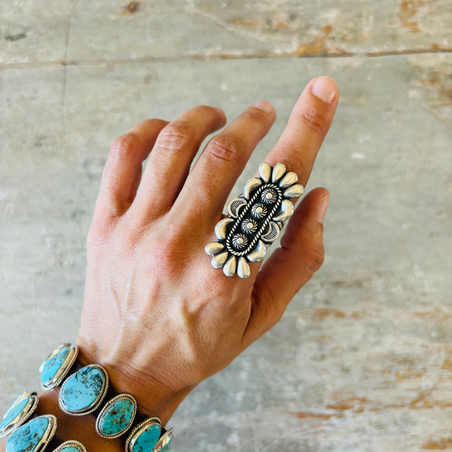Navajo Thomas Jim Sterling Silver Ring