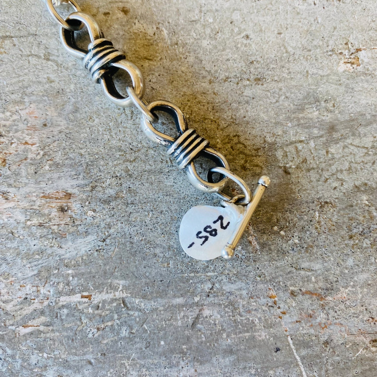 Navajo Sterling Silver & Turquoise Toggle Bracelet