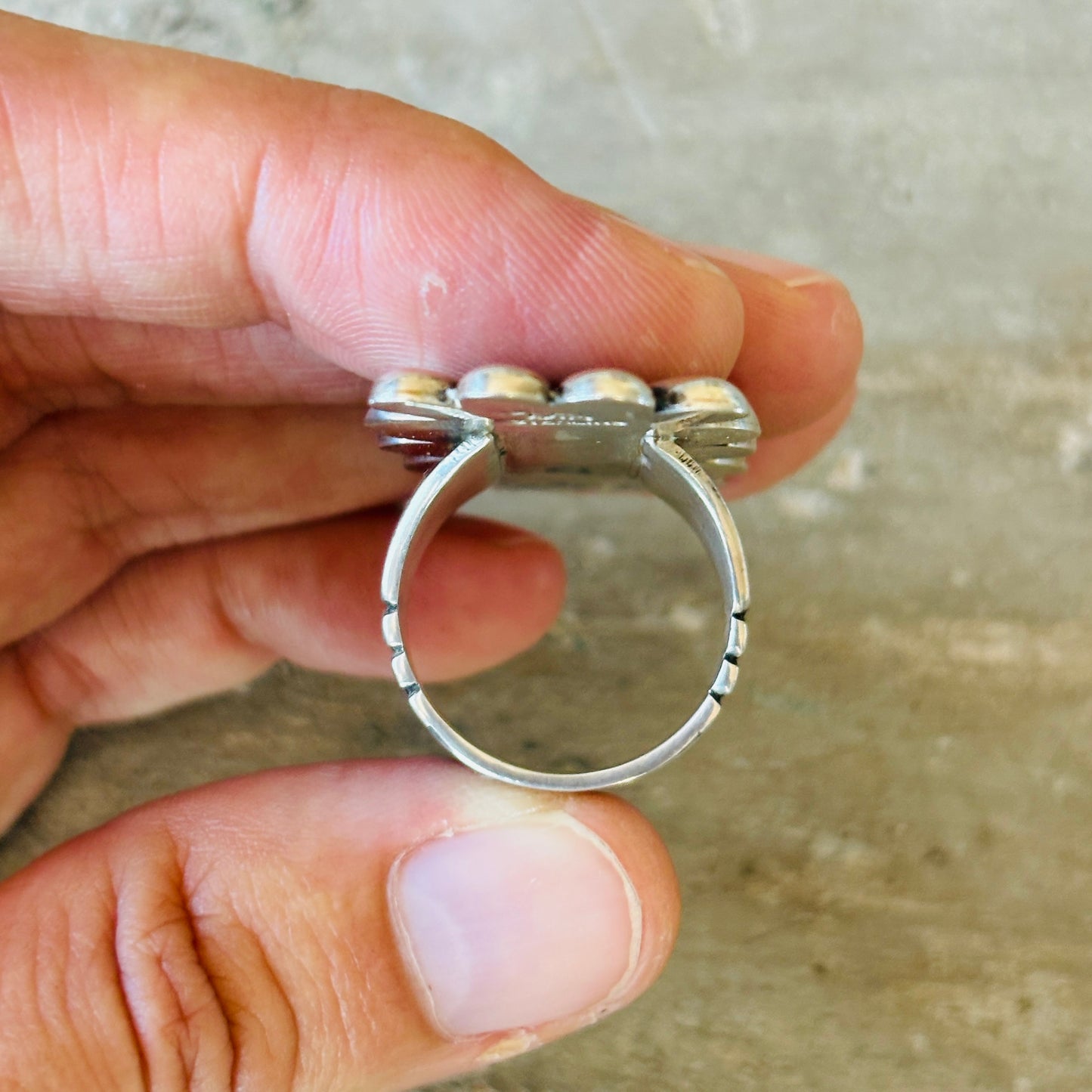 Navajo Thomas Jim Sterling Silver Ring