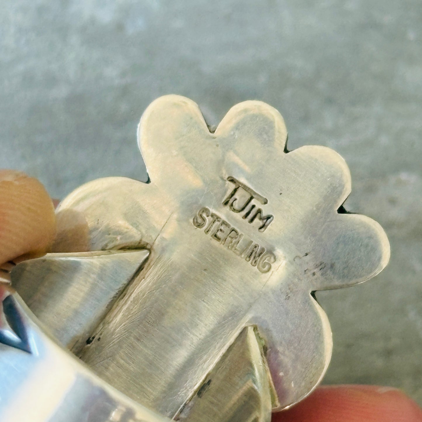 Navajo Thomas Jim Sterling Silver Ring