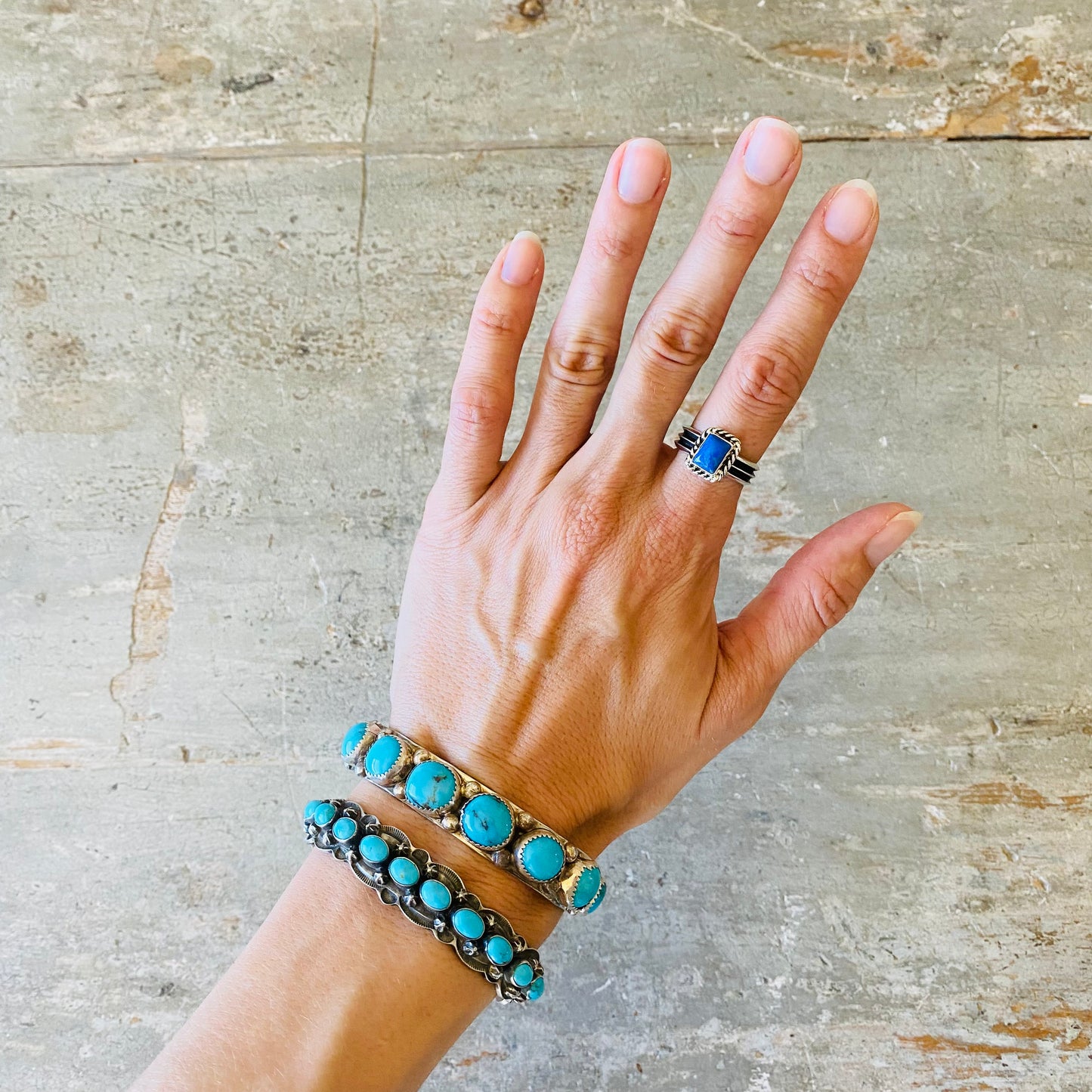 Navajo Sterling Silver & Lapis Ring