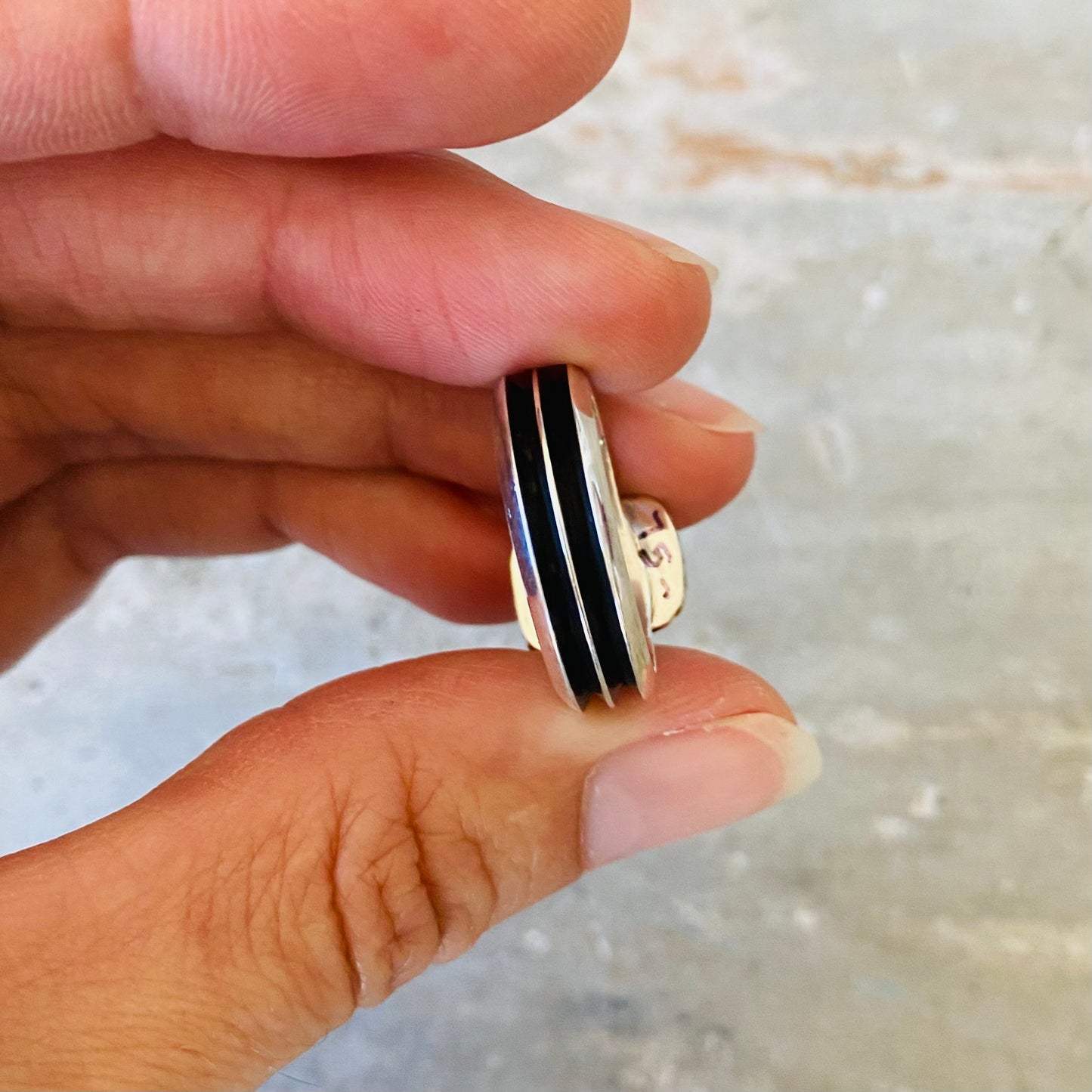 Navajo Sterling Silver & Lapis Ring