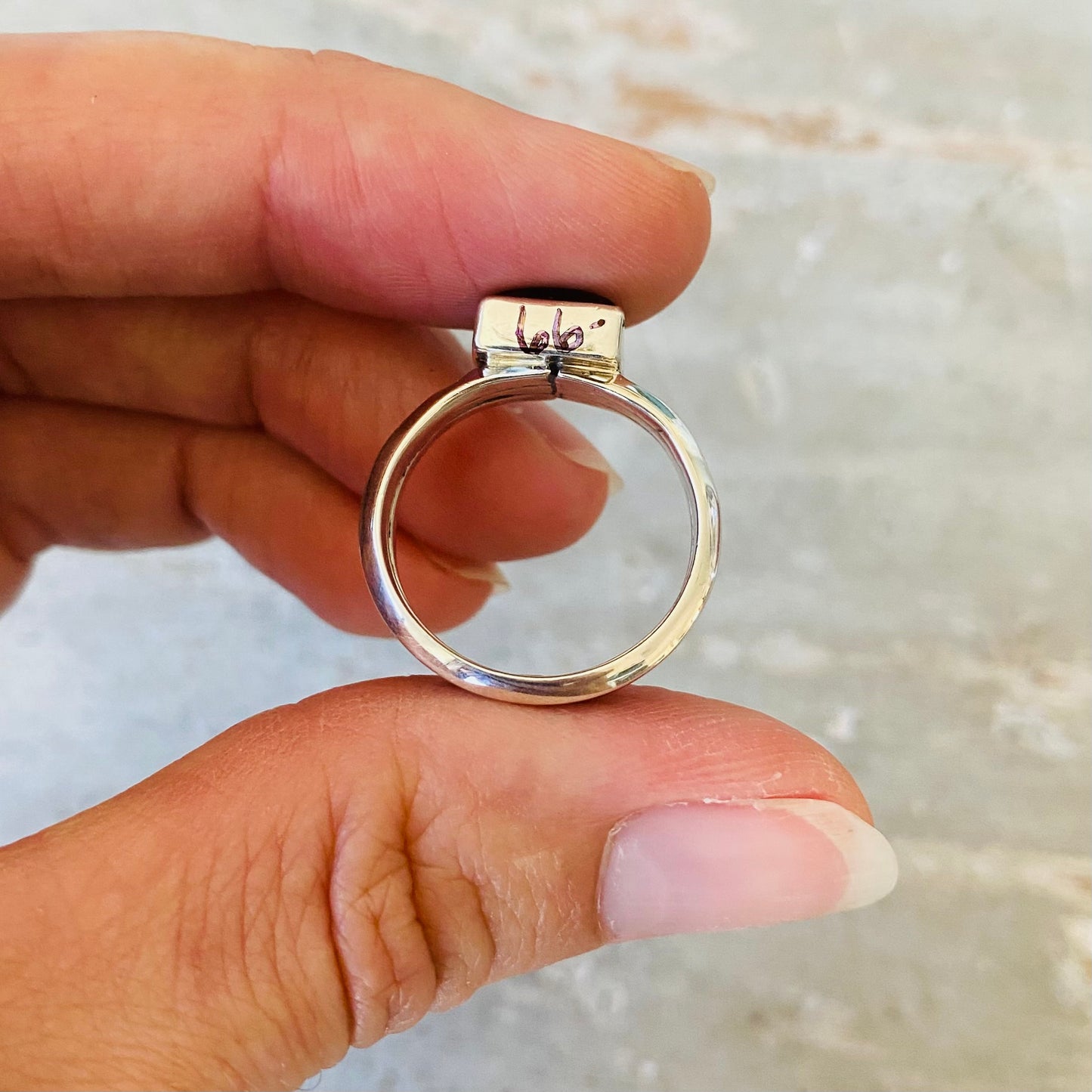 Navajo Sterling Silver & Black Onyx Ring