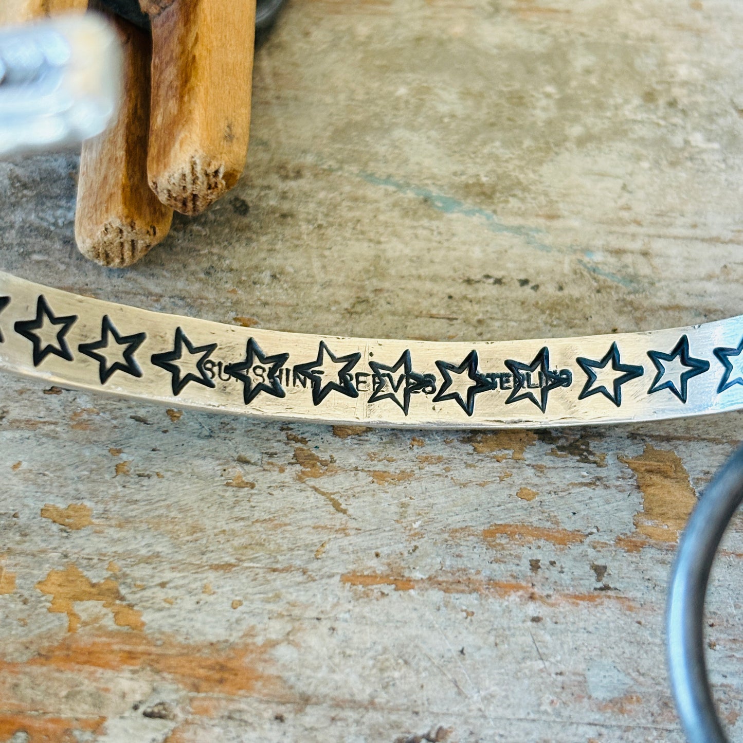 Navajo Sunshine Reeves Sterling Silver Cuffs