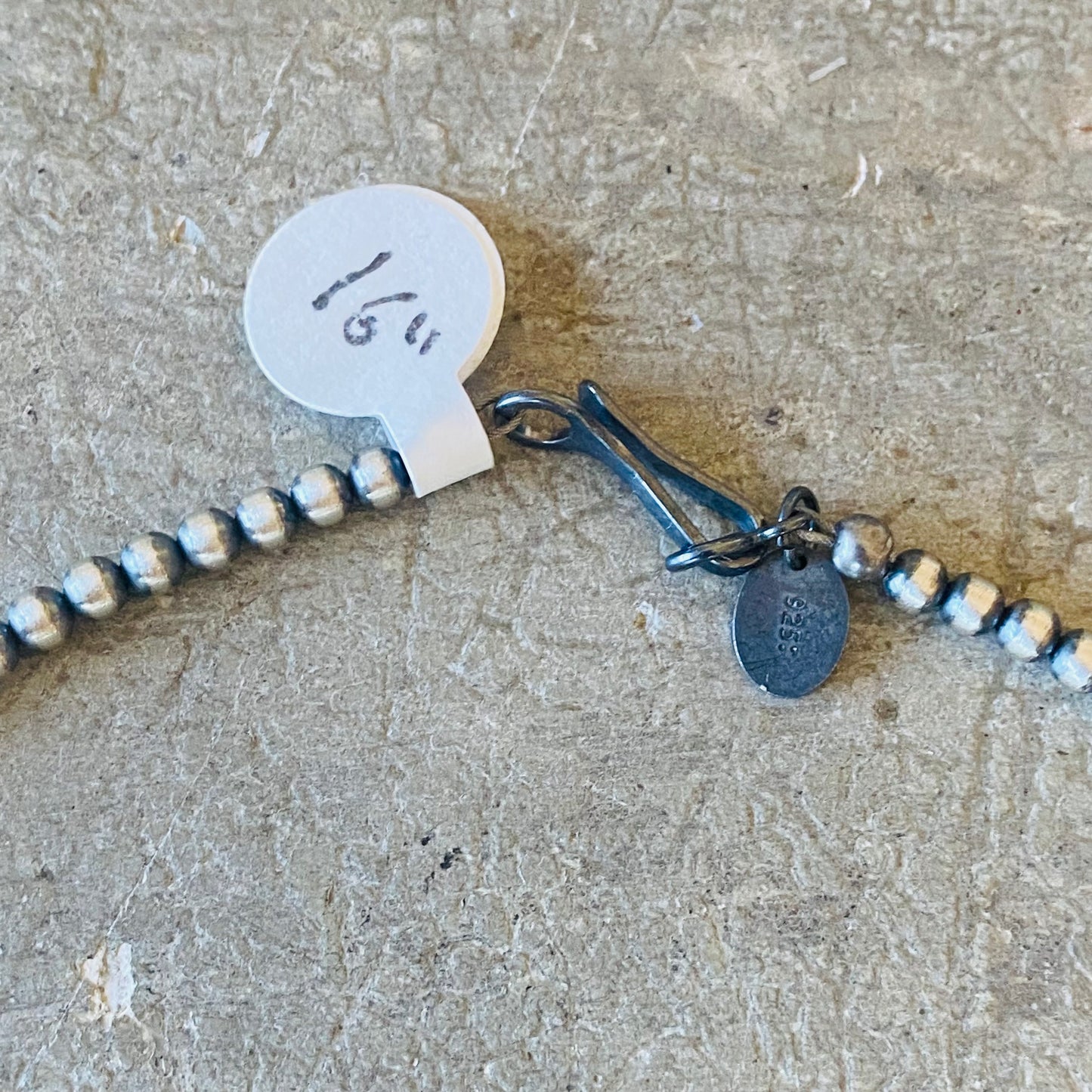 Native Strung Sterling Silver & 18k Gold Plated Alternating 3mm - 6mm Machine Made Pearls Necklace