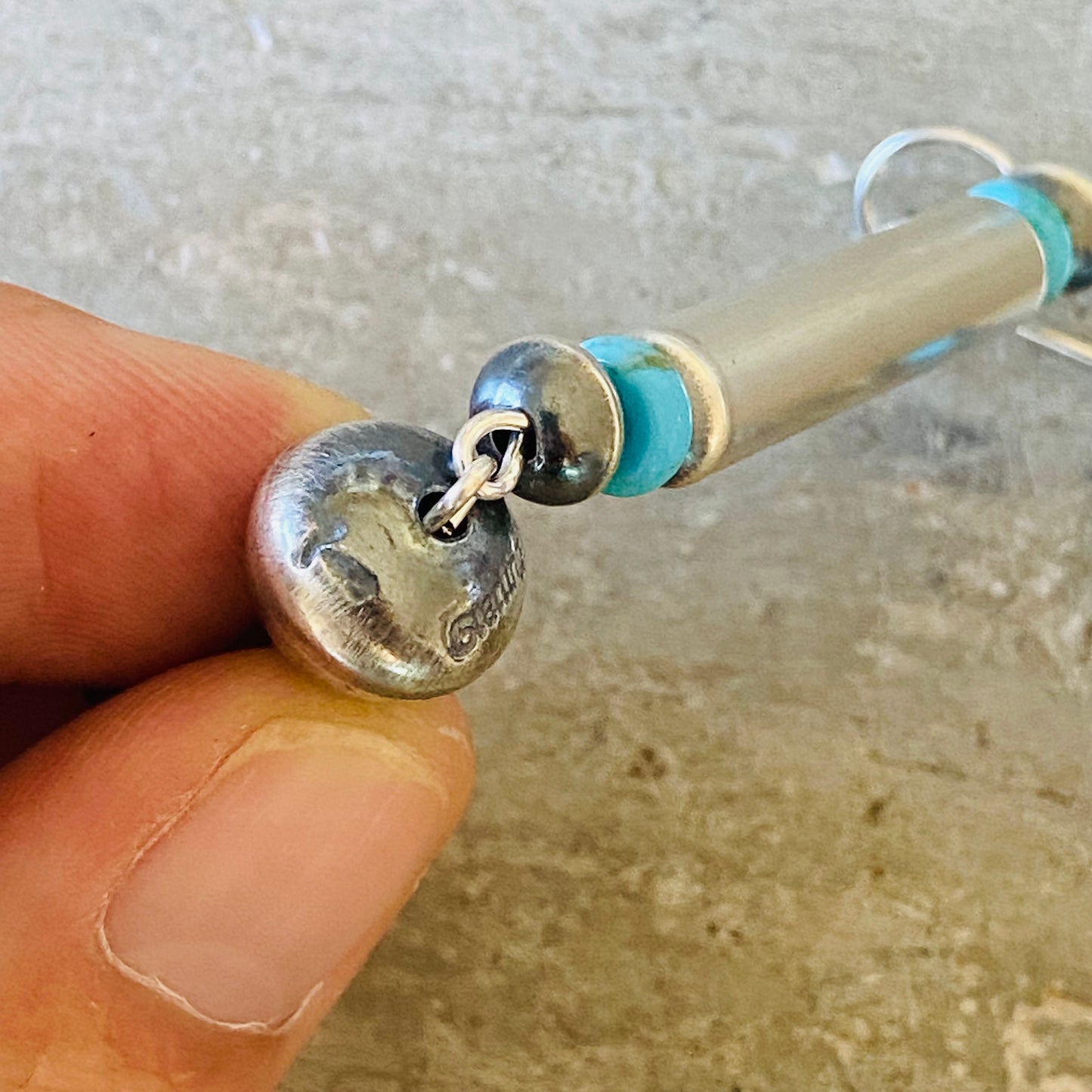 Navajo Tonisha Haley Sterling Silver & Turquoise Blossom Earrings