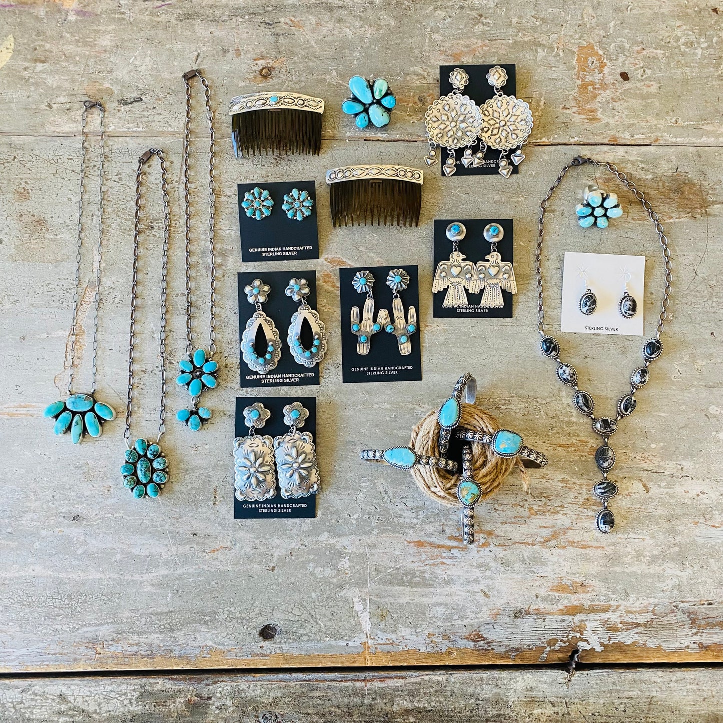 Navajo Gabrielle Yazzie Sterling Silver Earrings