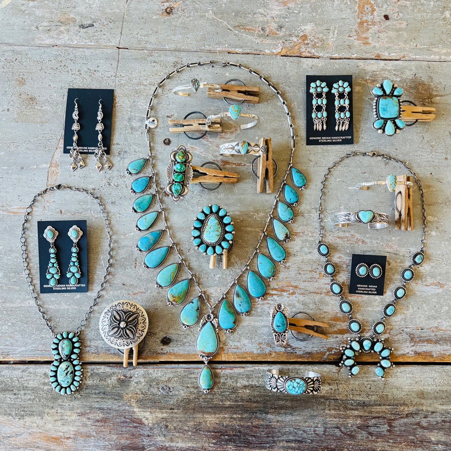 Navajo Tsosie Willie Sterling Silver & Web Kingman Stacker Cuff