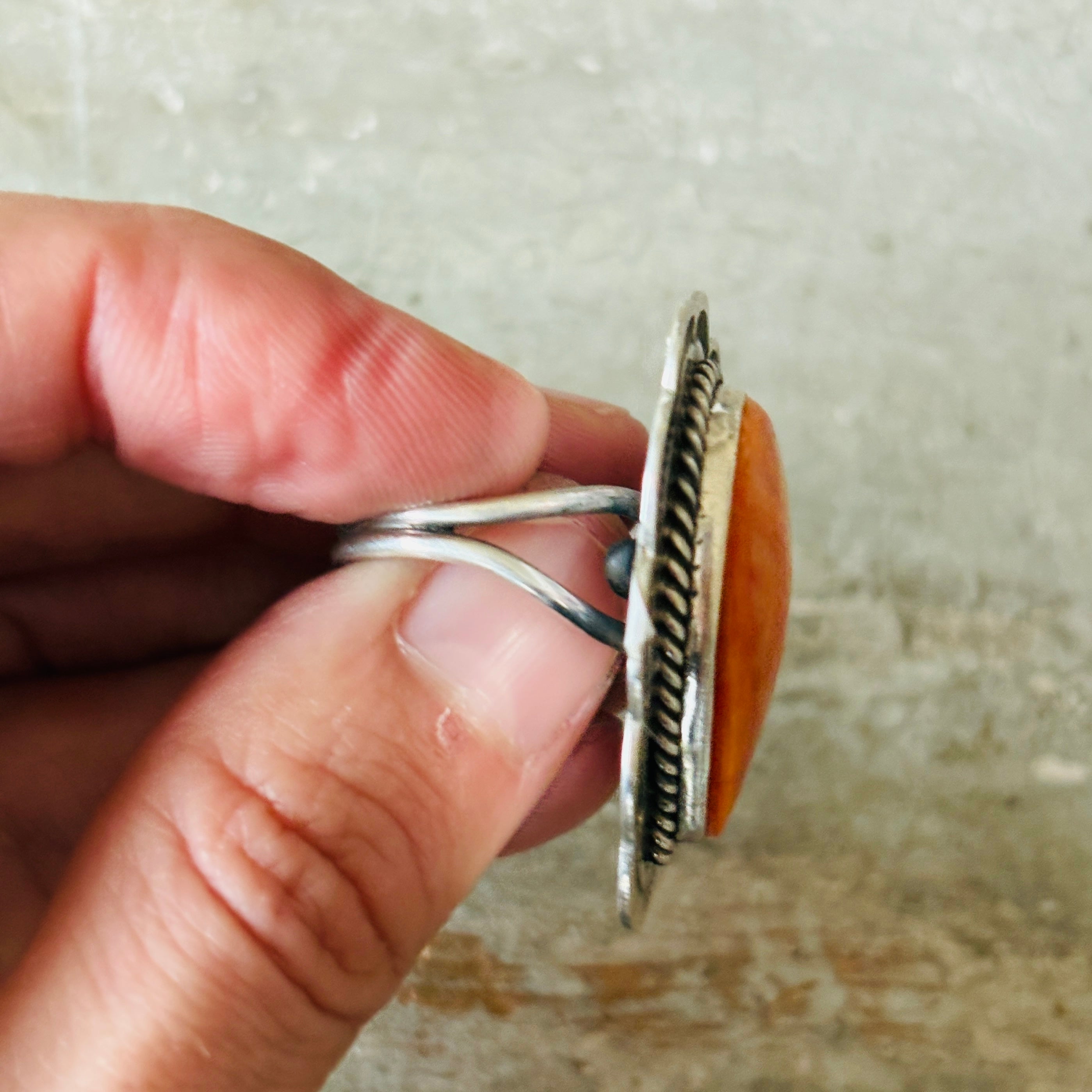 NAVAJO アーノルドグッドラック 18k × silver ナローリング Indian jewelry / Navajo BANGLE (ARNOLD GOODLUCK)