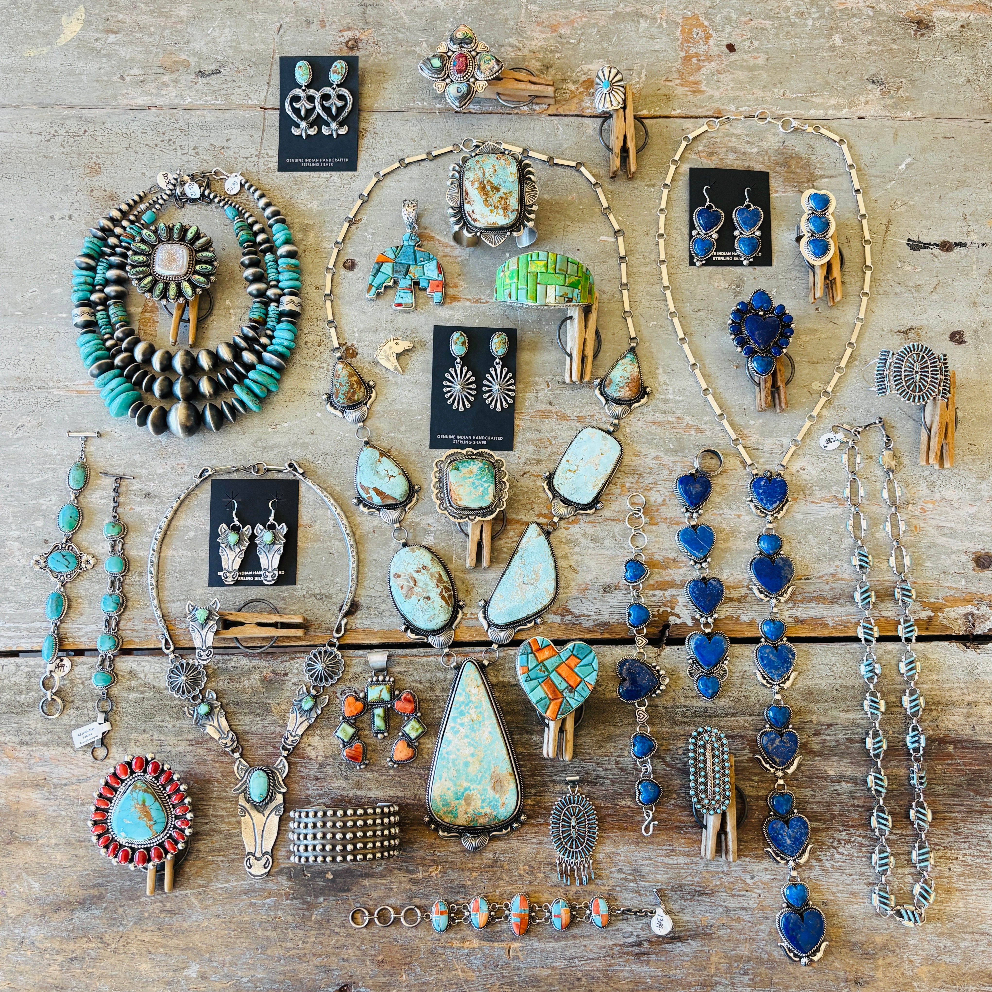 Navajo Darrell Cadman Sterling Silver & Sleeping Beauty Turquoise