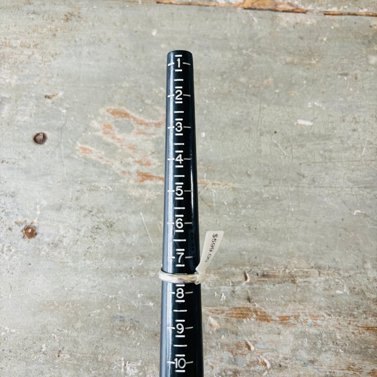 Navajo Mary Ellen Sterling Silver & Sonoran Turquoise Starburst Ring