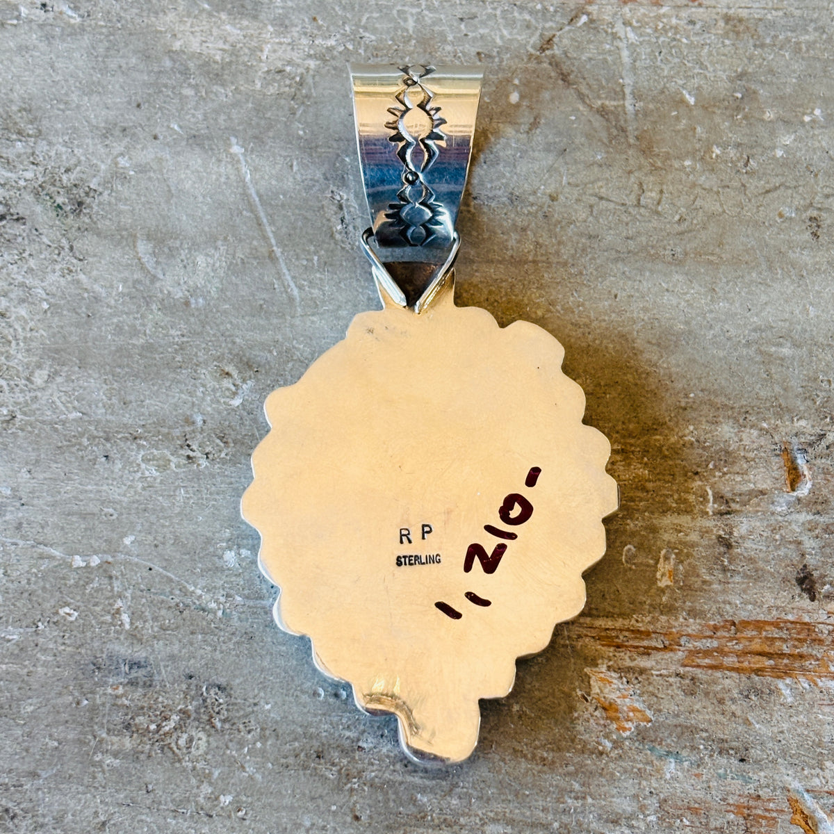 Apache Rosella Paxson Sterling Silver & Multi Turquoise Cluster Pendant