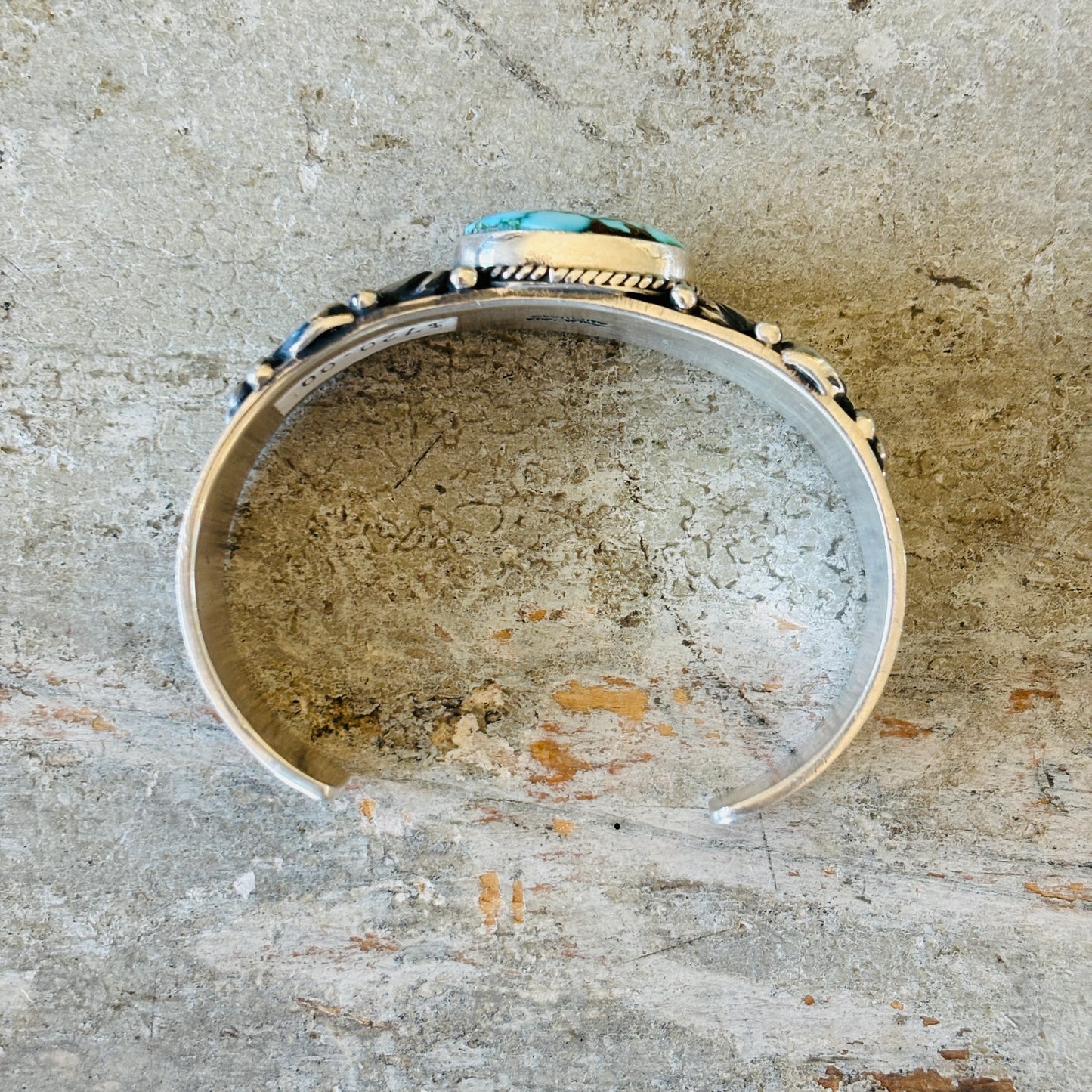 Navajo Tsosie Willie Sterling Silver & Web Kingman Stacker Cuff