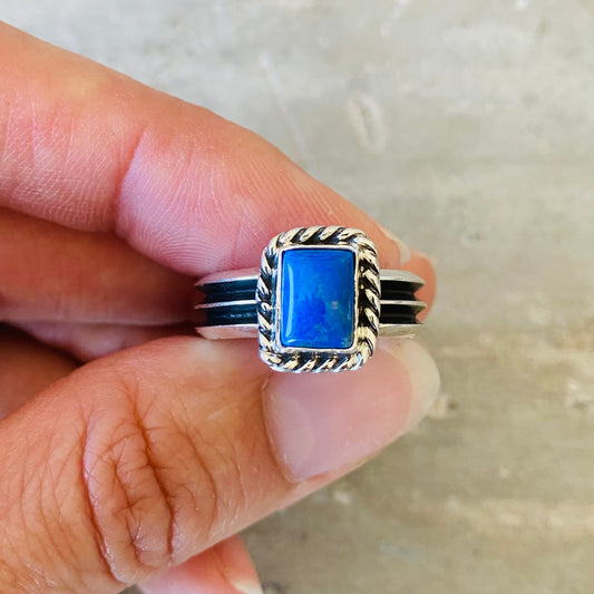 Navajo Sterling Silver & Lapis Ring