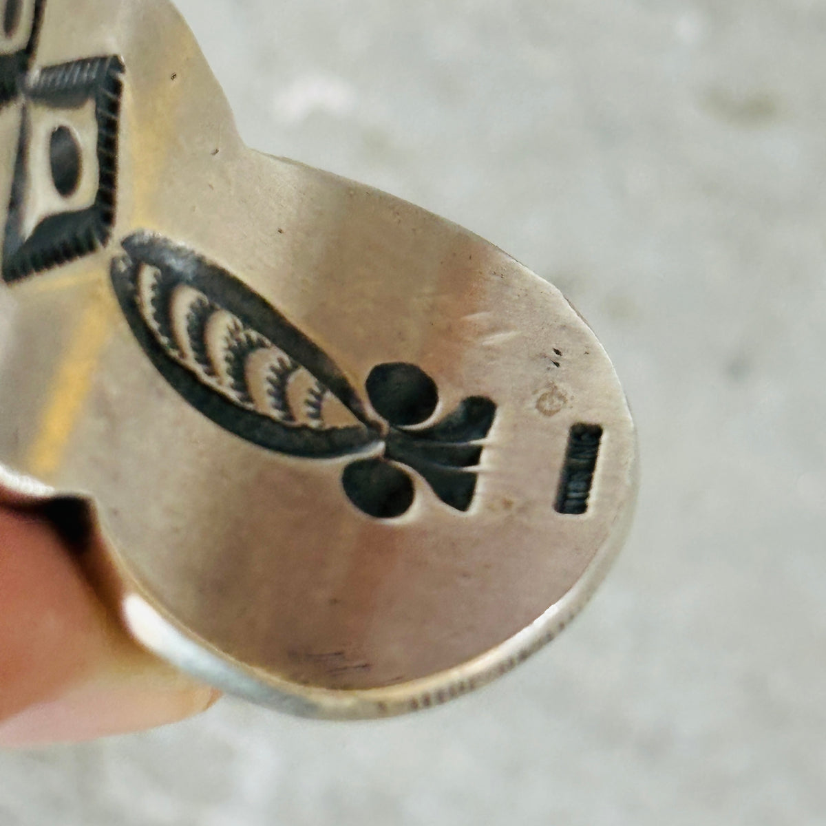 Navajo Hemerson Brown Sterling Silver & Royston Turquoise Statement Cuff