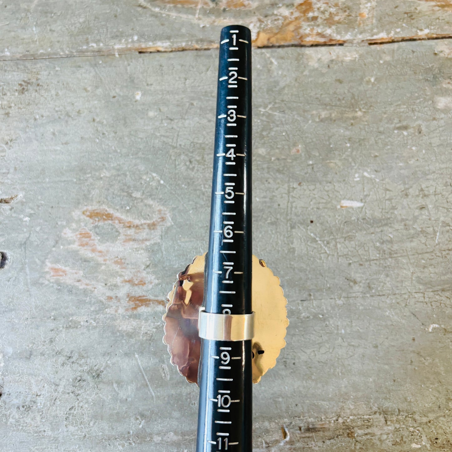 Navajo Hemerson Brown Sterling Silver - Sonoran & Sleeping Beauty Turquoise Cluster Ring