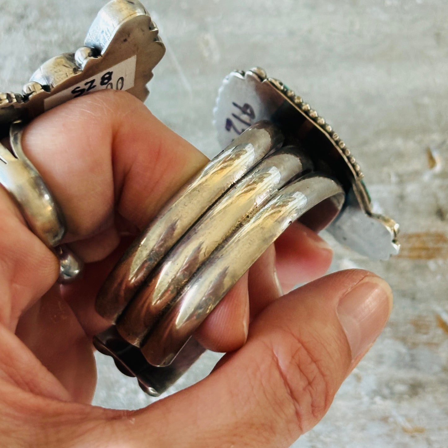 Apache Rosella Paxson Sterling Silver & Royston Cuff