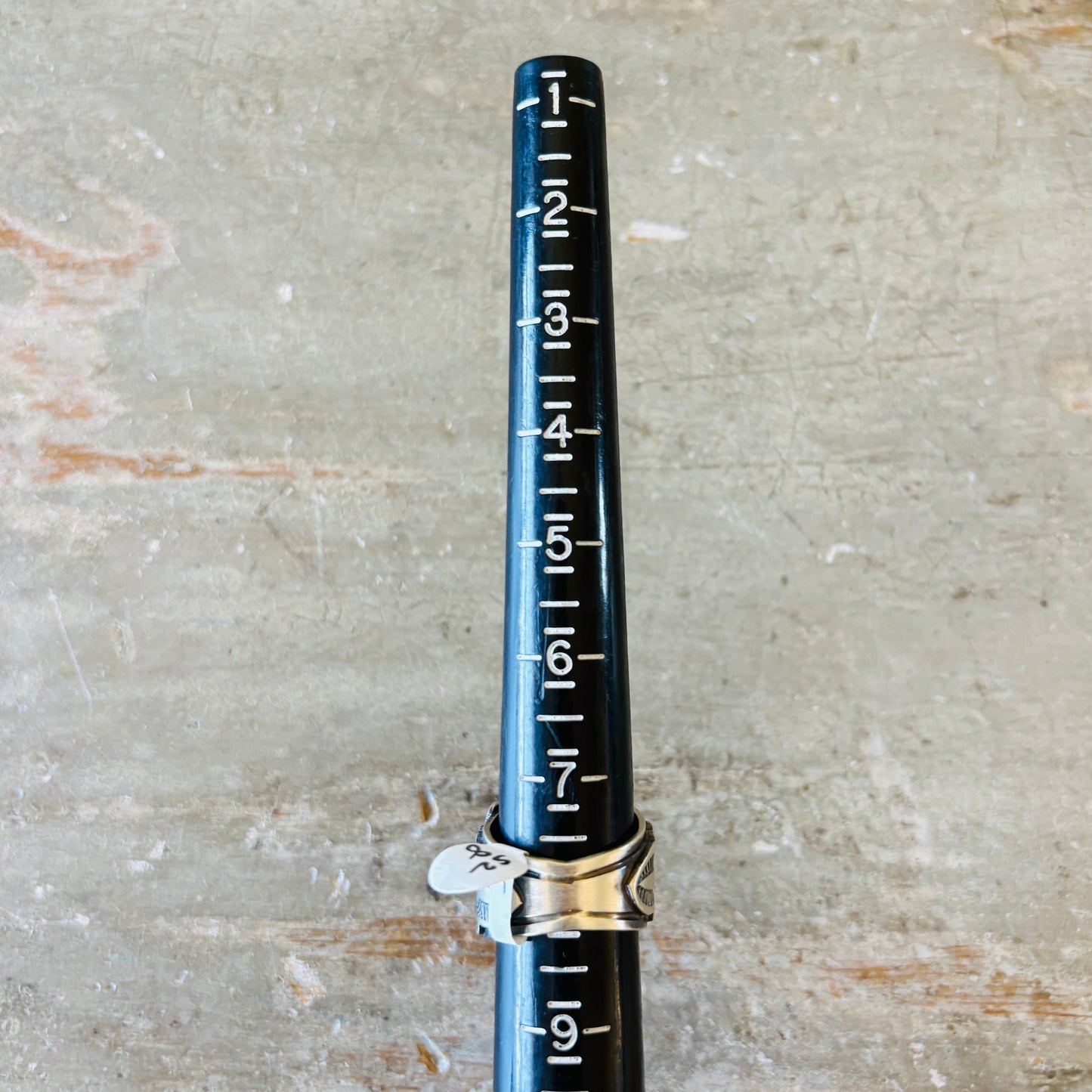 Navajo Benjamin Jimenez Silver Silver & Sonoran Mountain Turquoise Ring