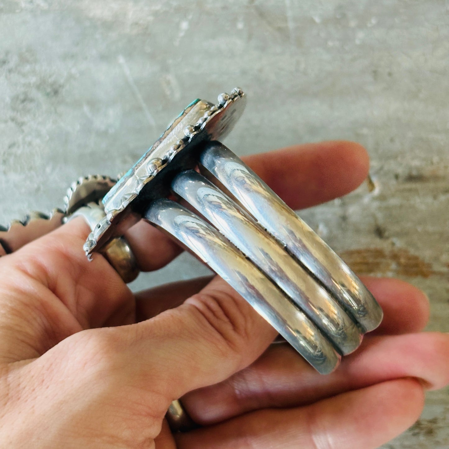 Apache Rosella Paxson Sterling Silver & Royston Cuff