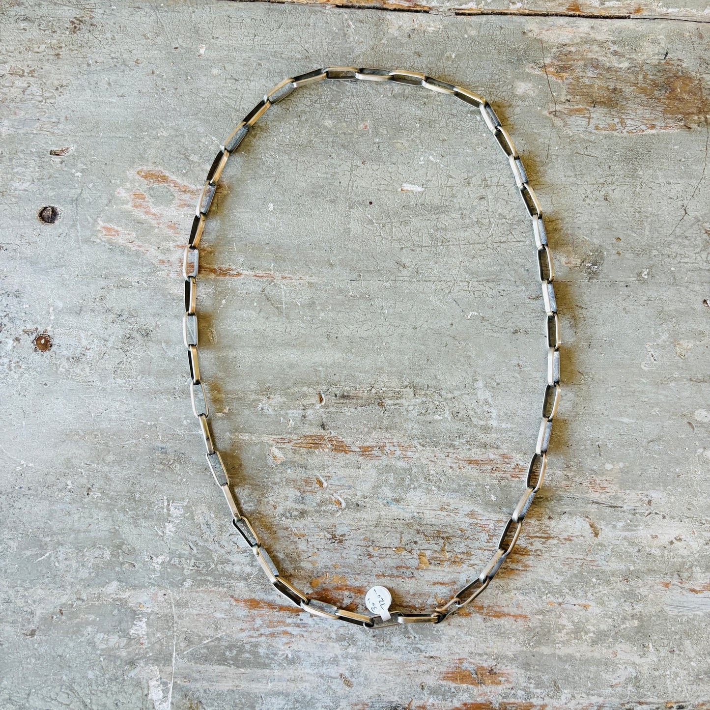 Navajo Kevin Shorty Sterling Silver Paperclip Chain