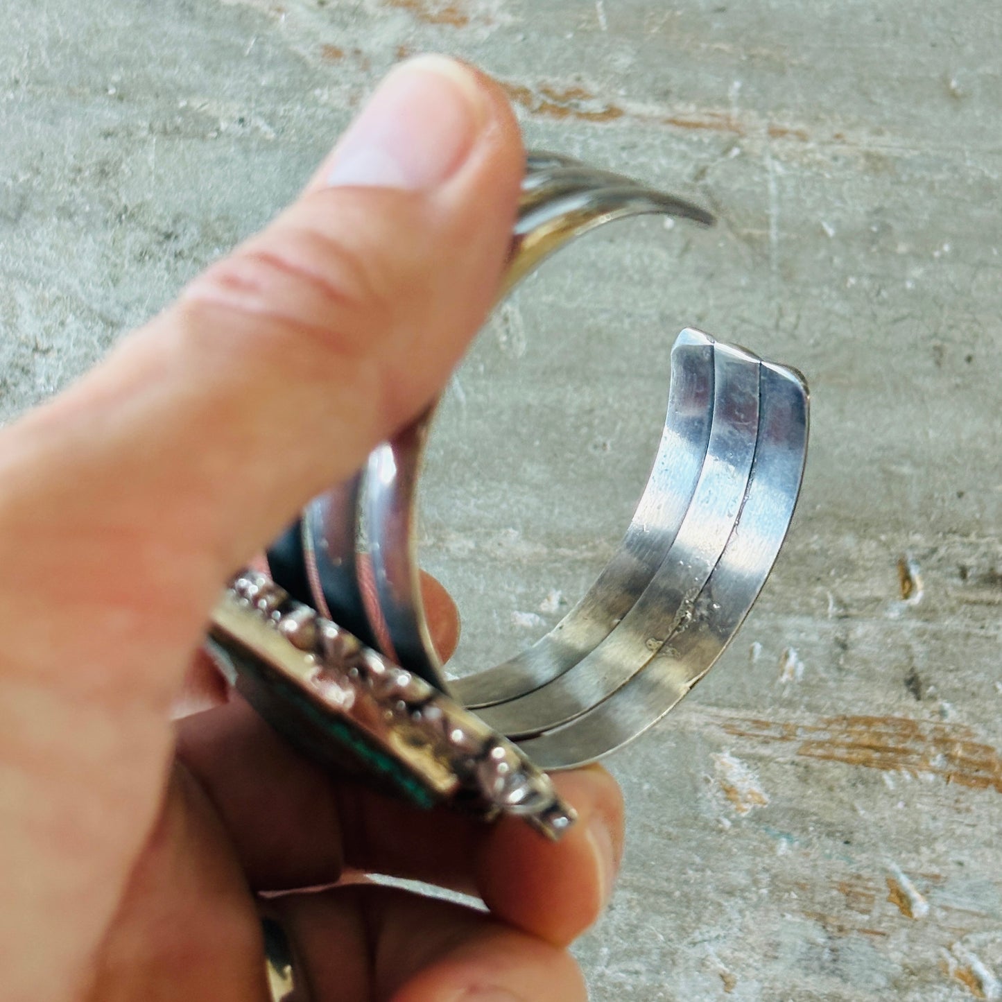 Apache Rosella Paxson Sterling Silver & Royston Cuff