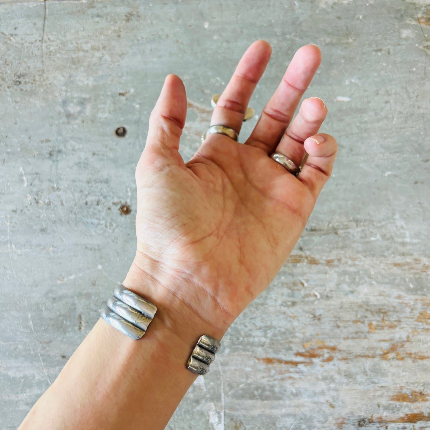 Apache Rosella Paxson Sterling Silver & Royston Cuff