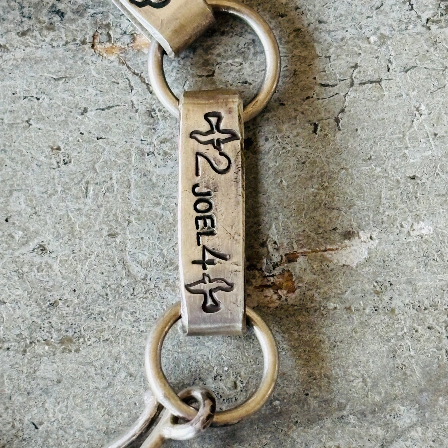 Navajo Joel Pajarito Sterling Silver & Malachite Link Reversible Bracelet