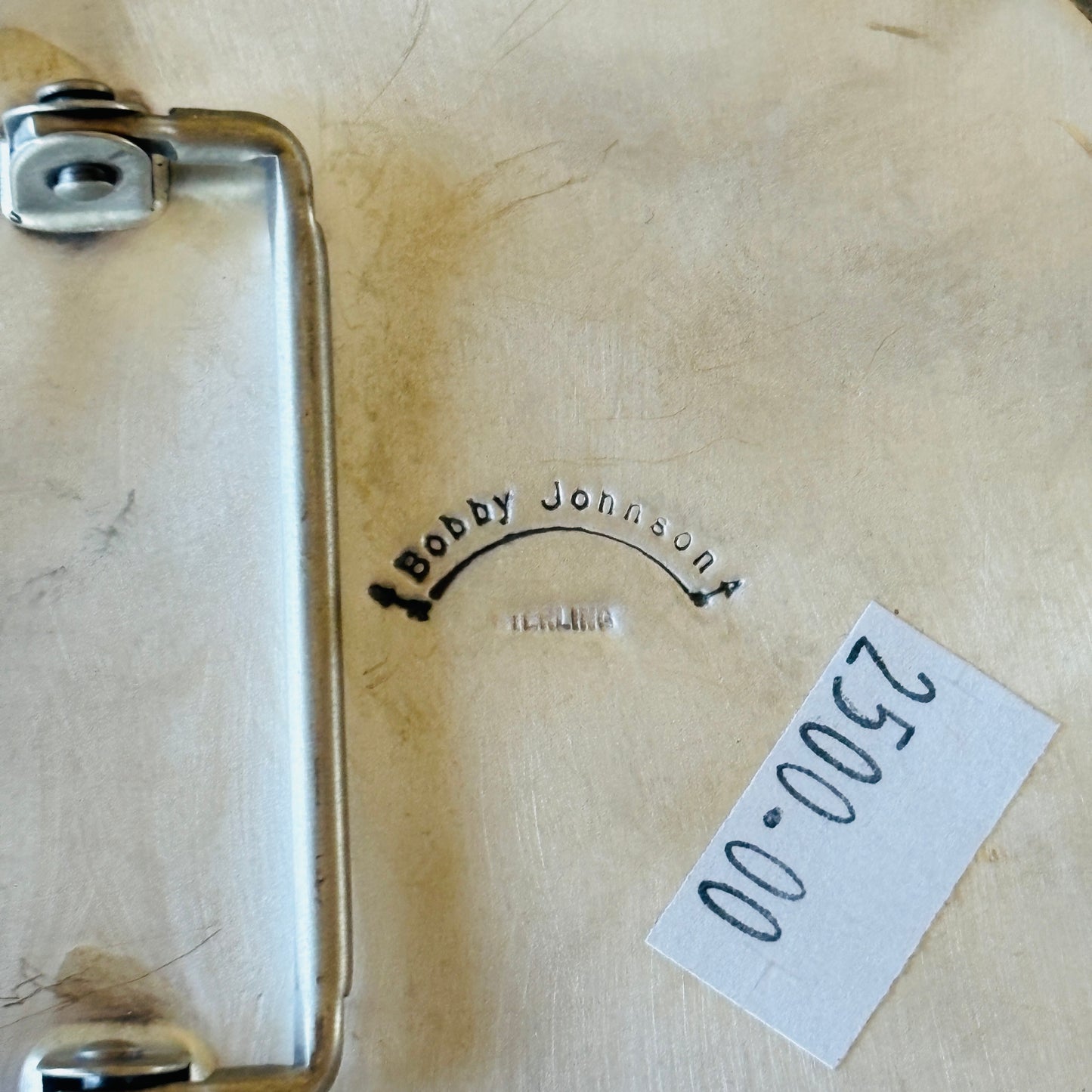 Navajo Bobby Johnson Sterling Silver & Royston Turquoise Belt Buckle