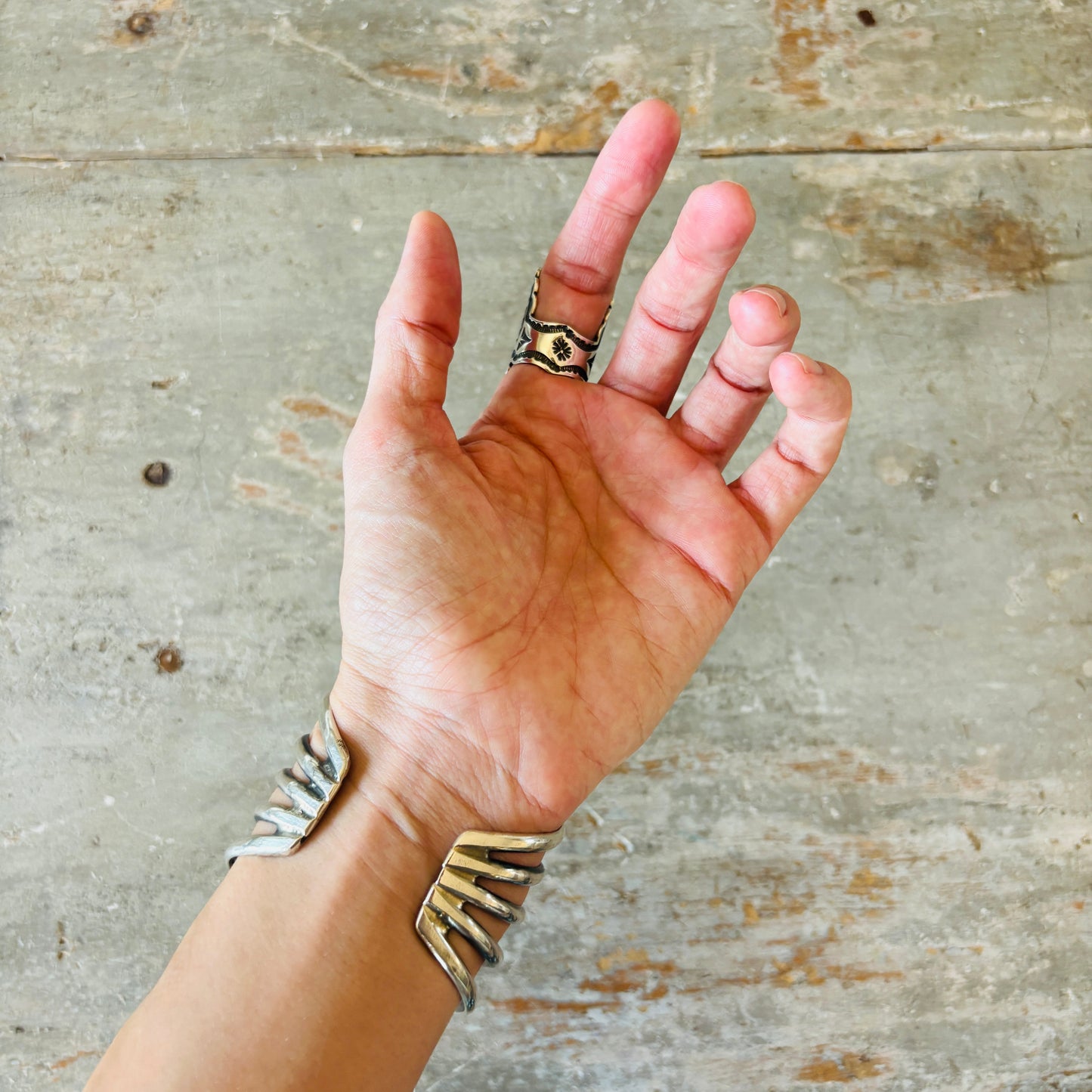 Navajo Sunshine Reeves Sterling Silver Heart Ring (Copy)