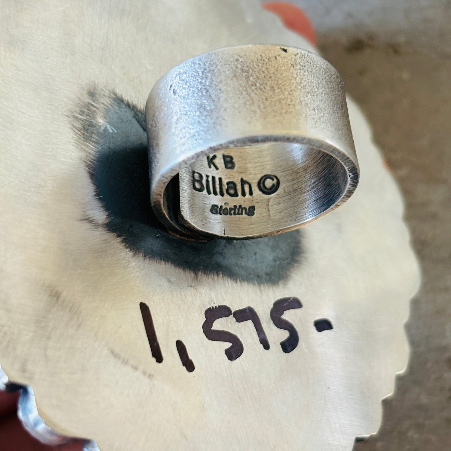 Kindale Billah Sterling Silver - Ceramic & Mixed Turquoise Cowboy Ring