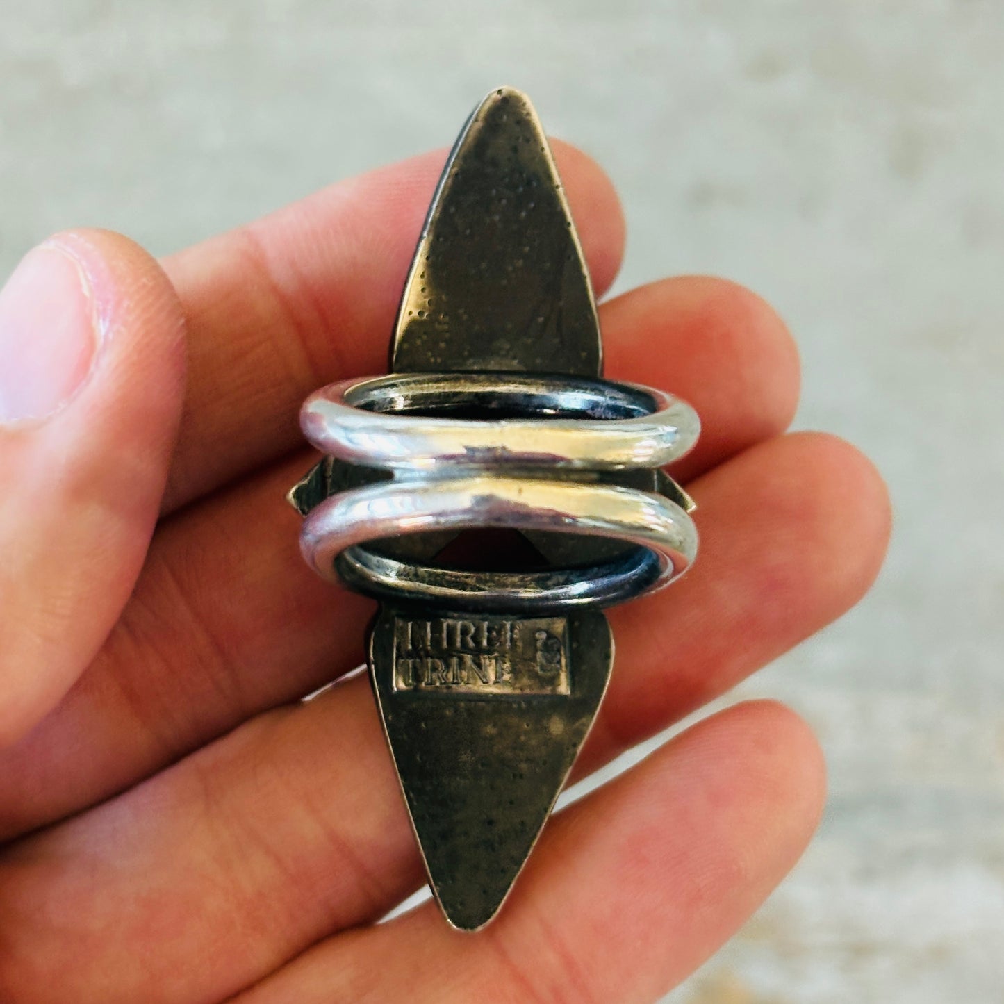 Native American Neffie Ketah - Roxas Sterling Silver & White Buffalo Ring
