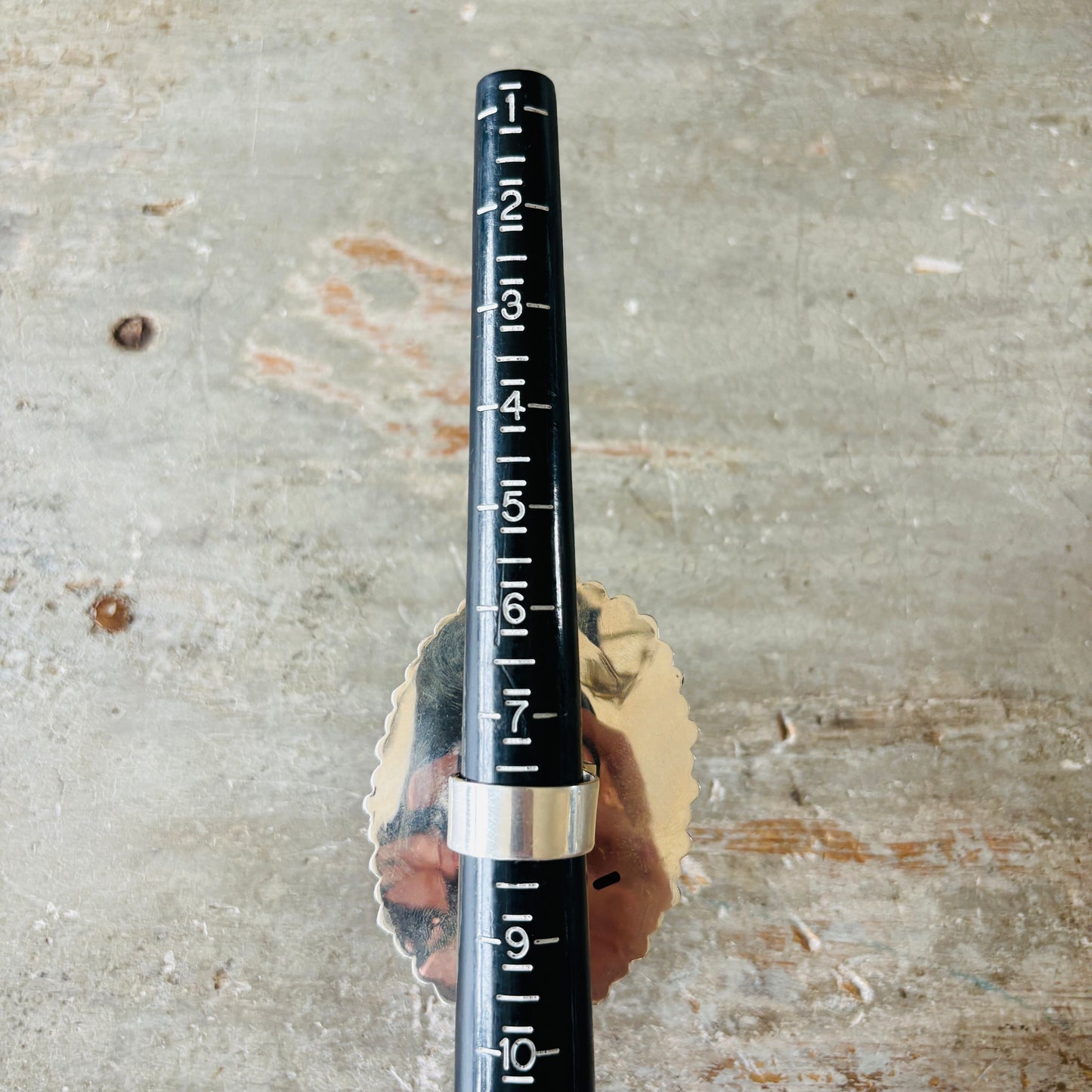 Navajo Hemerson Brown Sterling Silver - Red Coral & #8 Turquoise Cluster Statement Ring