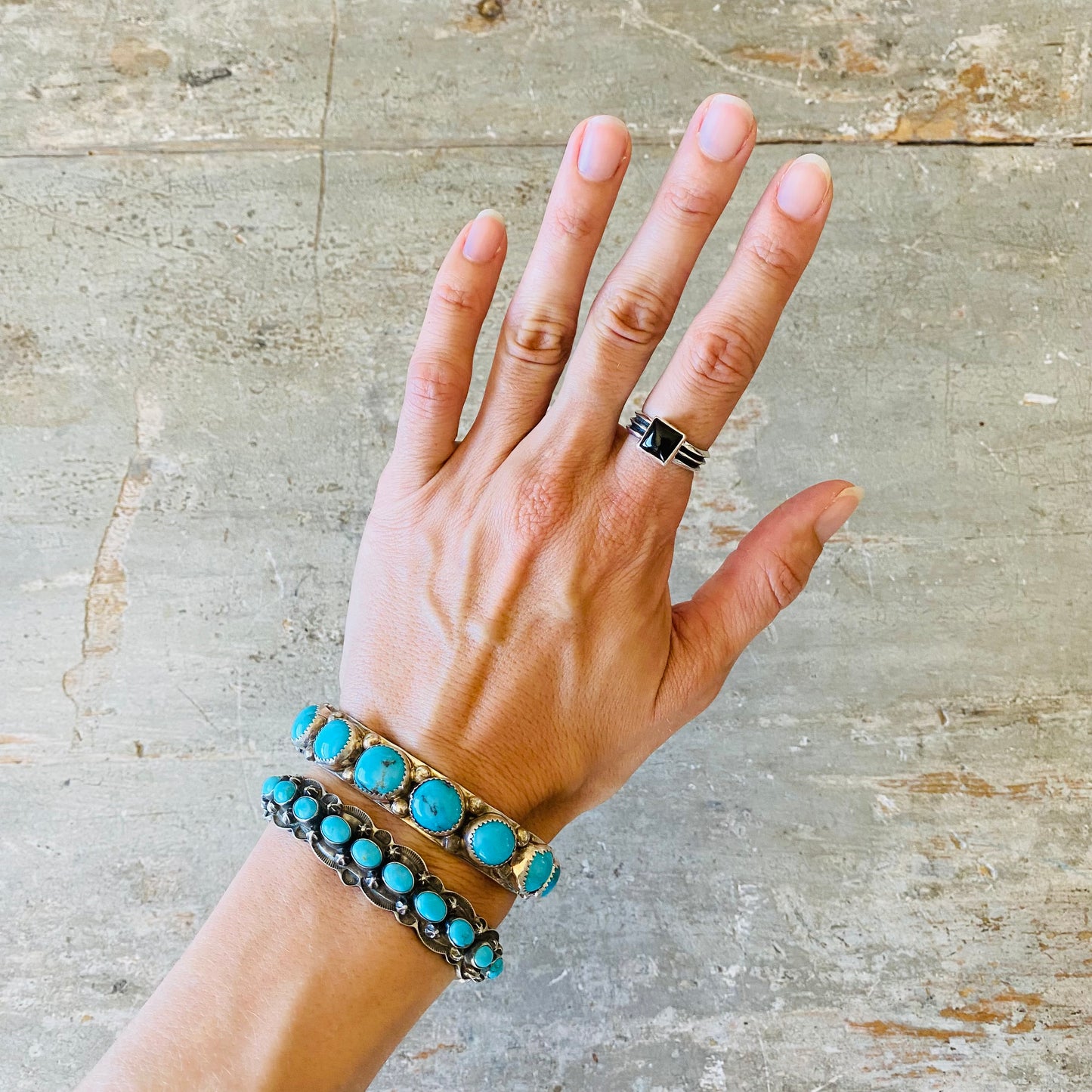 Navajo Sterling Silver & Black Onyx Ring