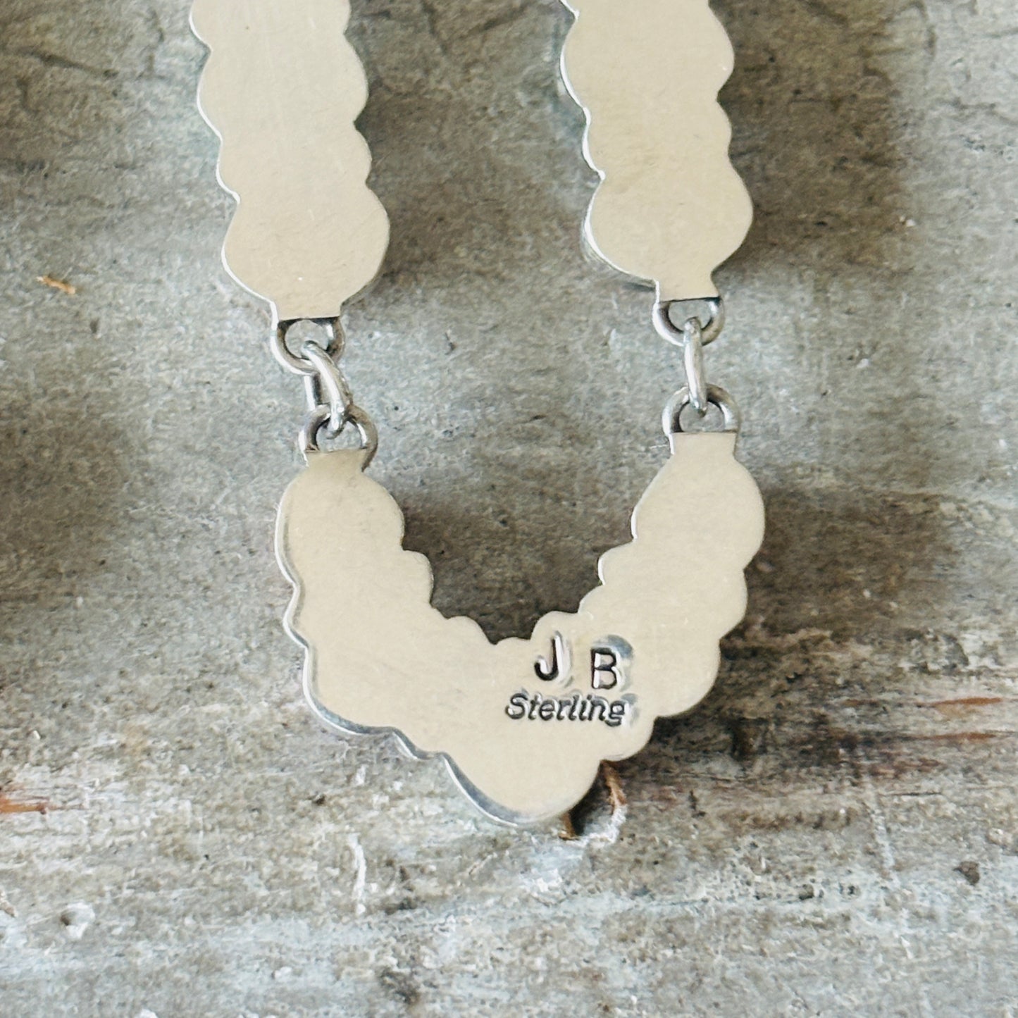 Navajo Jennifer Begay Sterling Silver Multi Stone Fiesta Statement Earrings