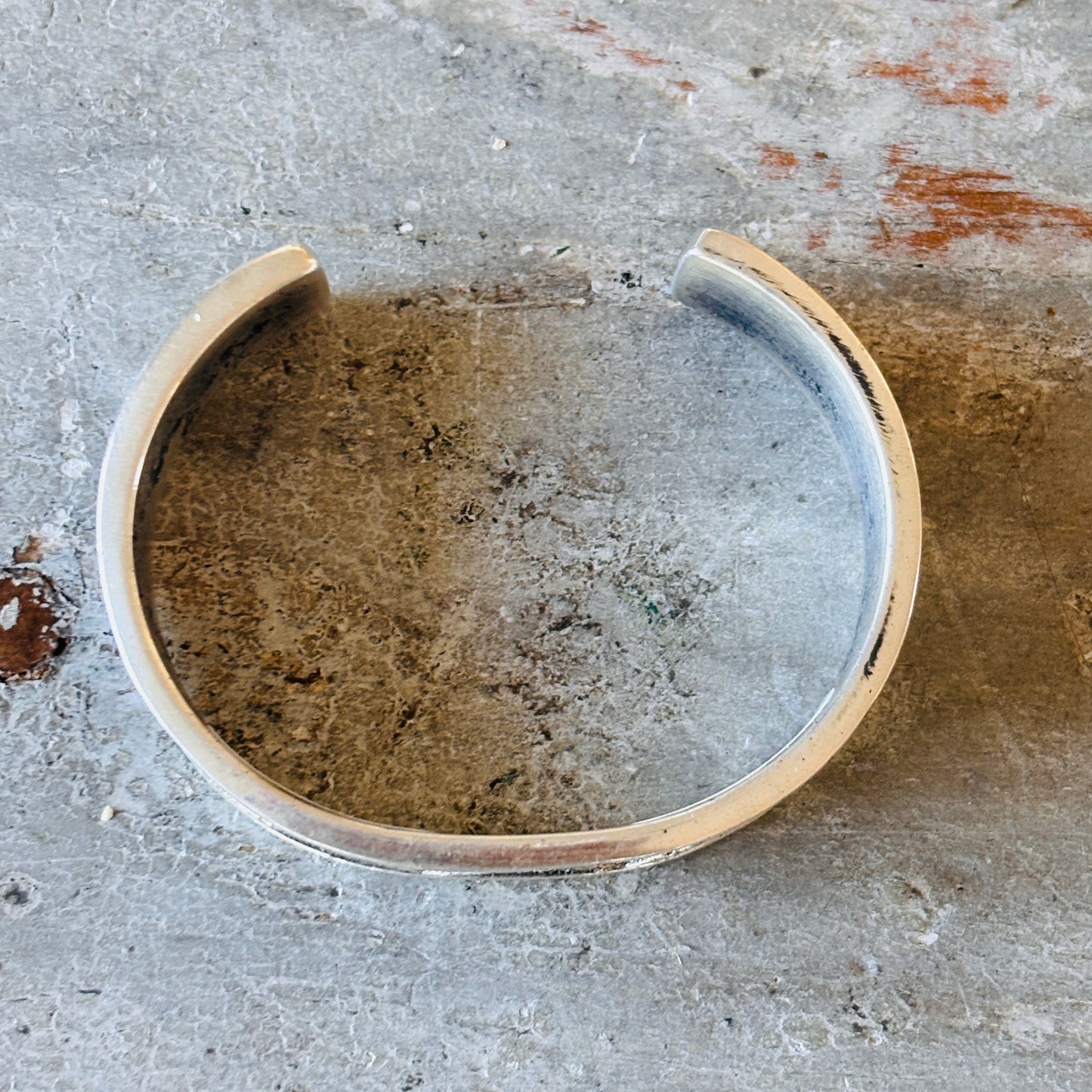 Navajo Aaron Anderson Crosses Tufa Cast Cuff