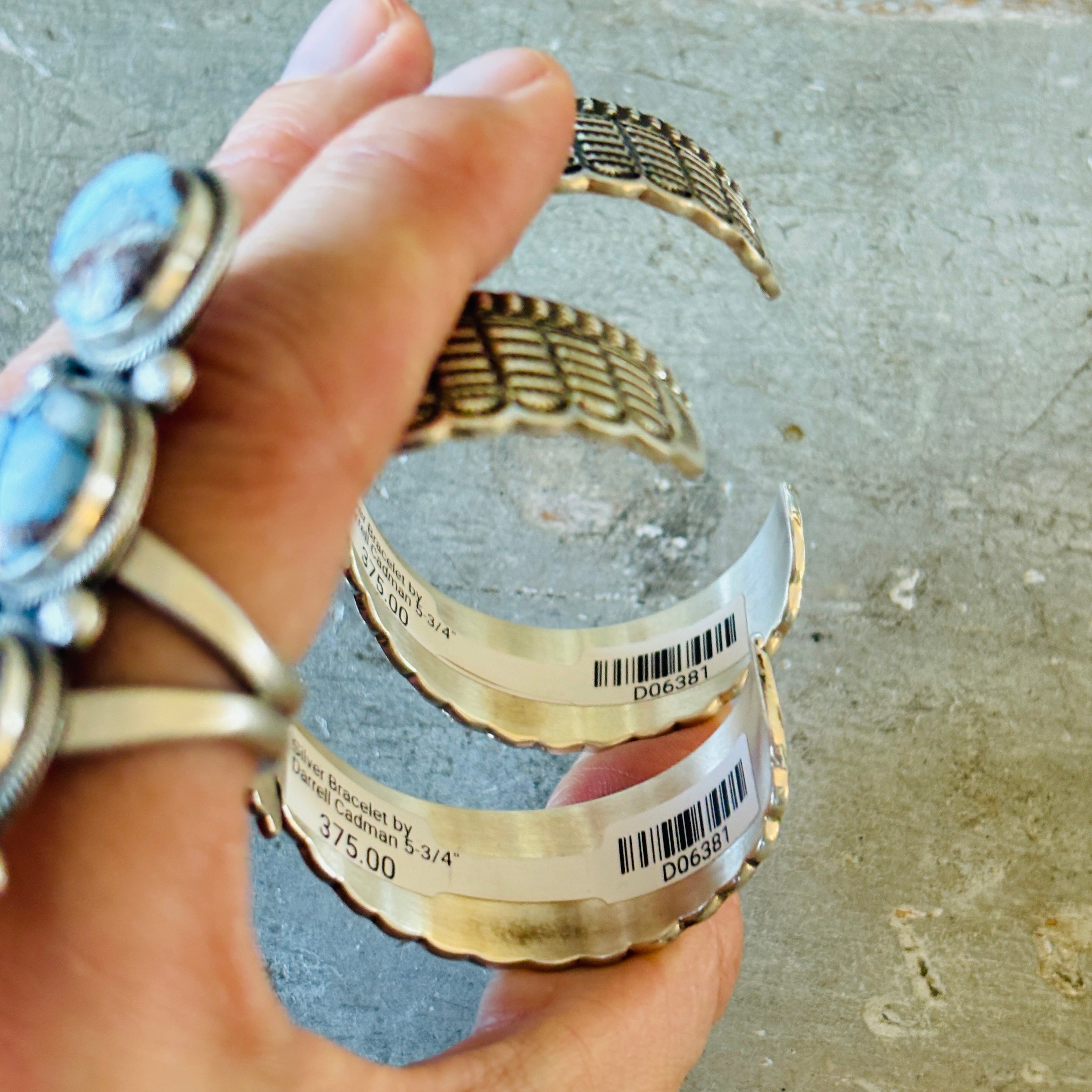 Navajo Darrell Cadman Sterling Silver Thunderbird Cuff – Sunshine