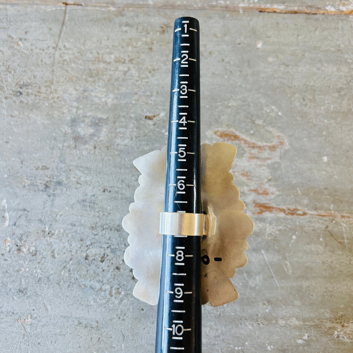 Navajo Brenda Pete Sterling Silver & Mixed Nevada Turquoise Cluster Ring