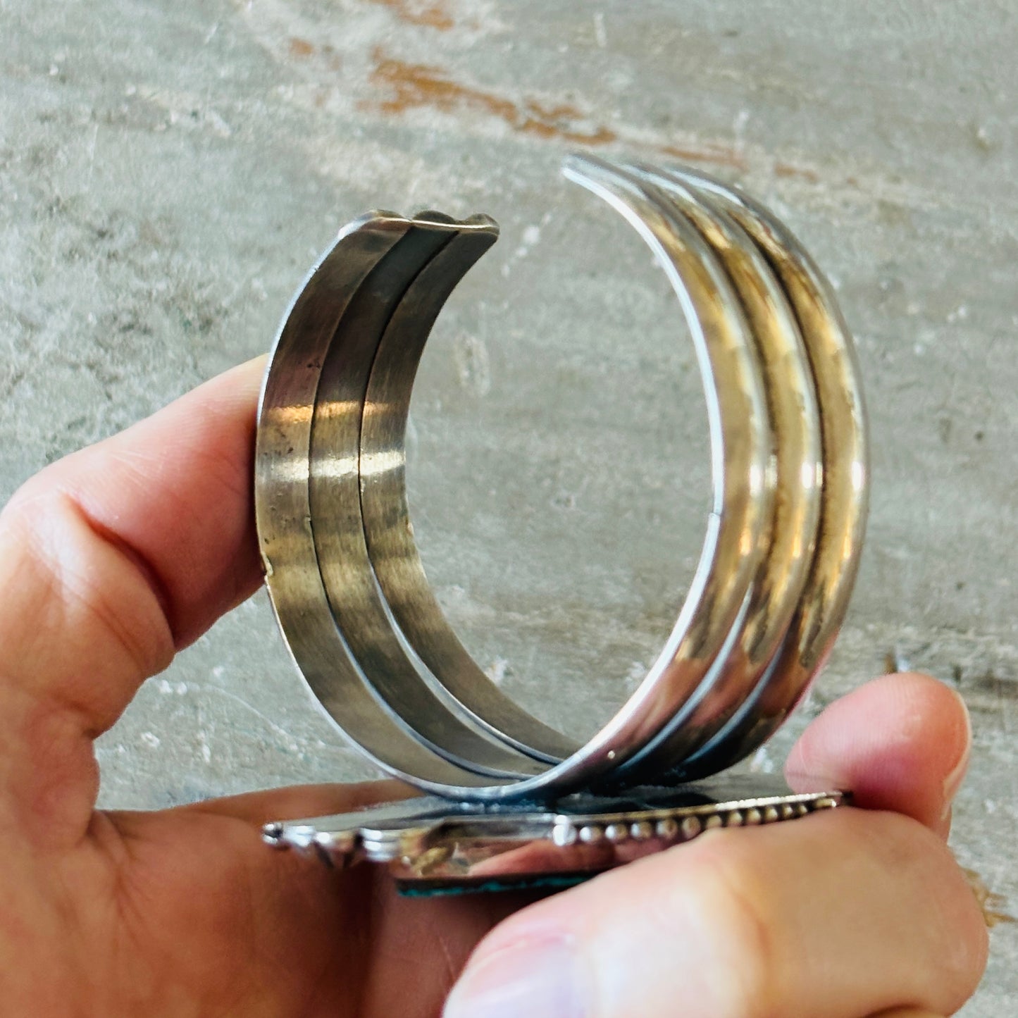 Apache Rosella Paxson Sterling Silver & Royston Cuff