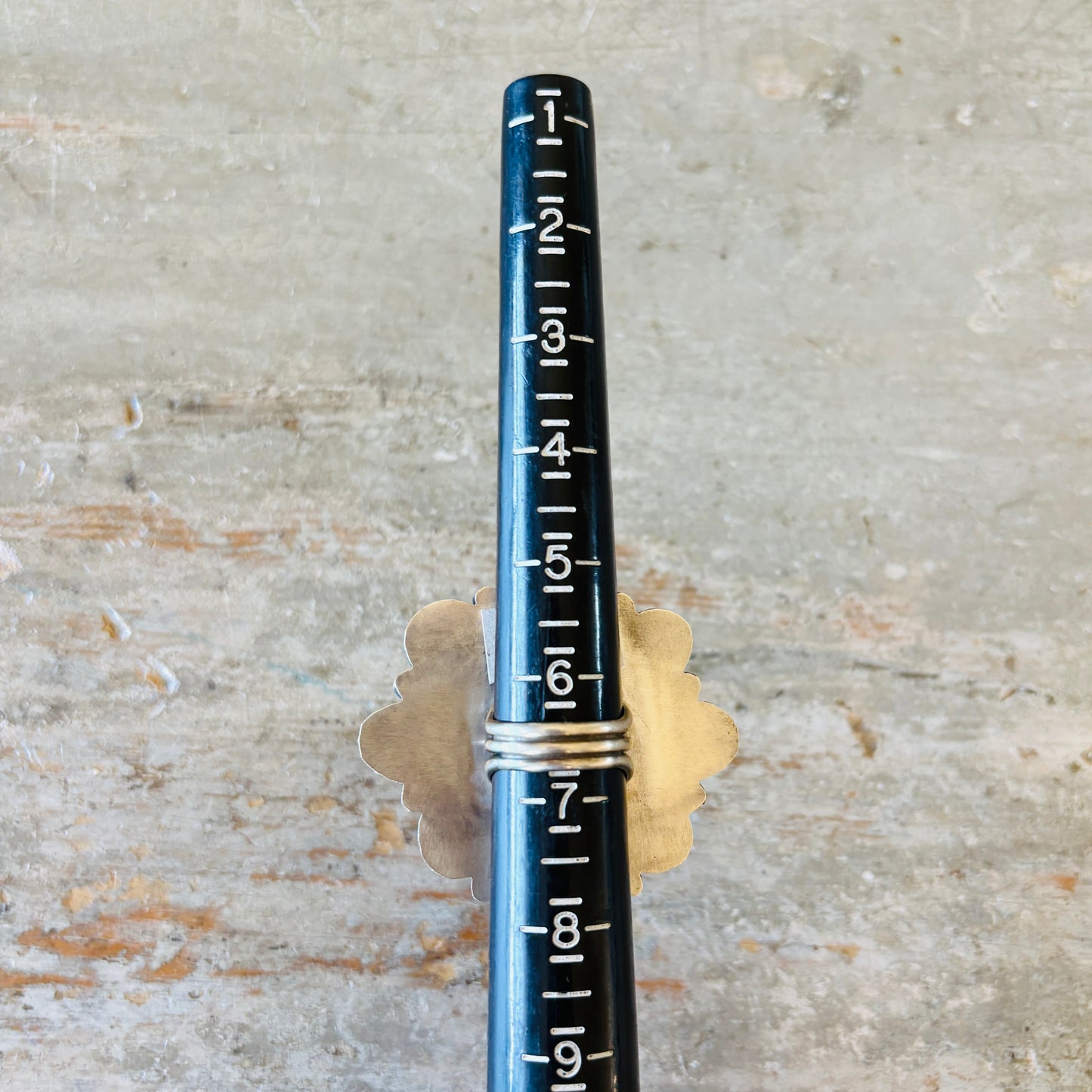 Navajo Taliah Benally Sterling Silver & Mixed Turquoise Cluster Ring