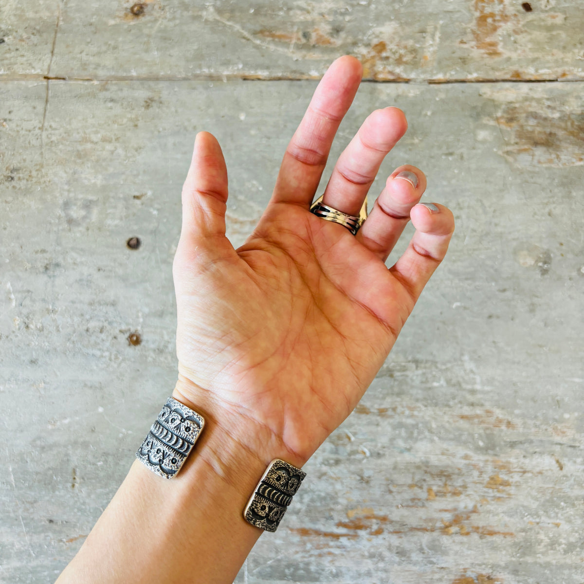 Navajo Tow Hawk Sterling Silver Statement Ring