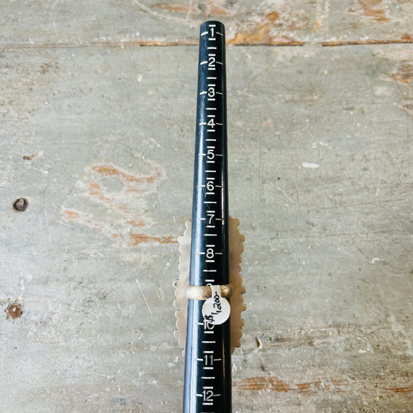 Navajo Bobby Johnson Sterling Silver & Mixed Turquoise Cluster Ring